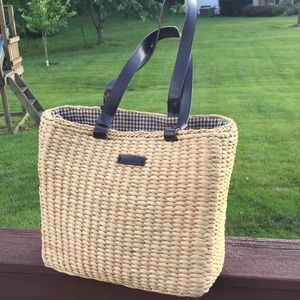 Kenneth Cole  Reaction Large Wicker Tote